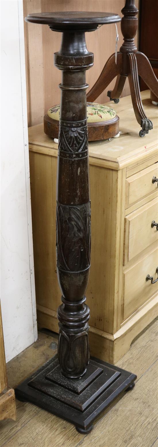 A torchere stand H.126cm